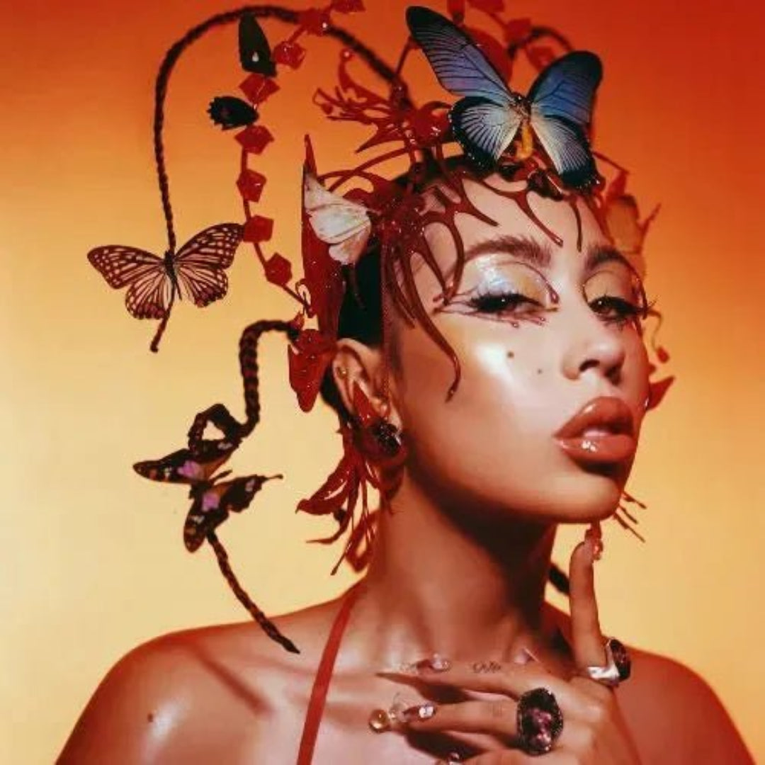 Kali Uchis Red Moon In Venus LP R&B soul album cover artwork