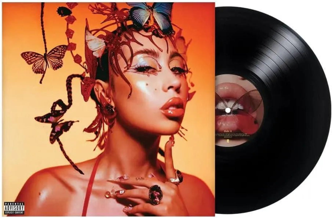 Red Moon In Venus LP by Kali Uchis alternative pop design