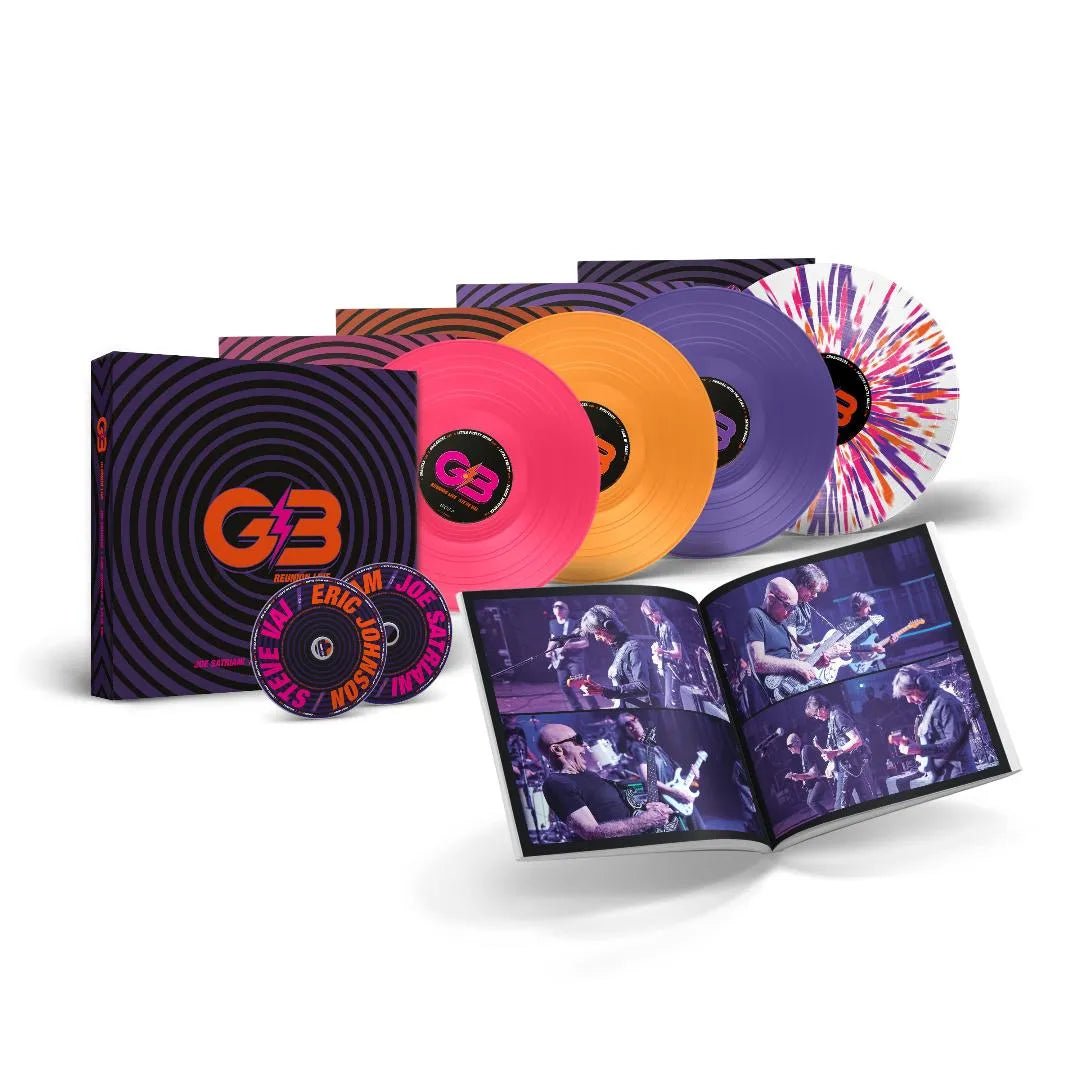 Reunion Live G3 4LP 2CD set Satriani Vai Johnson live concert