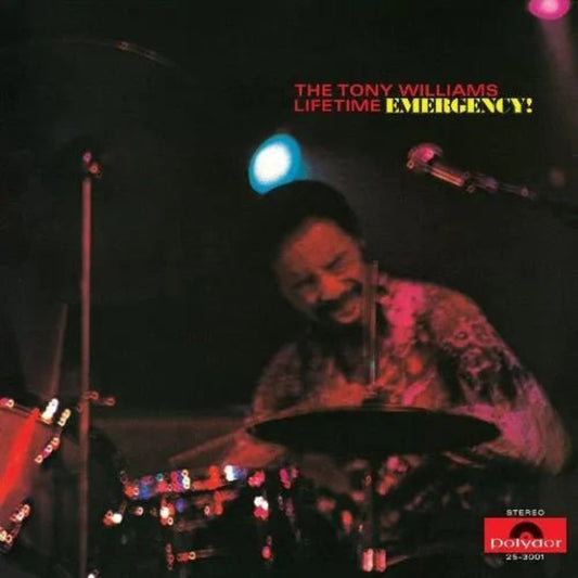 Tony Williams Lifetime Emergency 2LP jazz fusion album cover