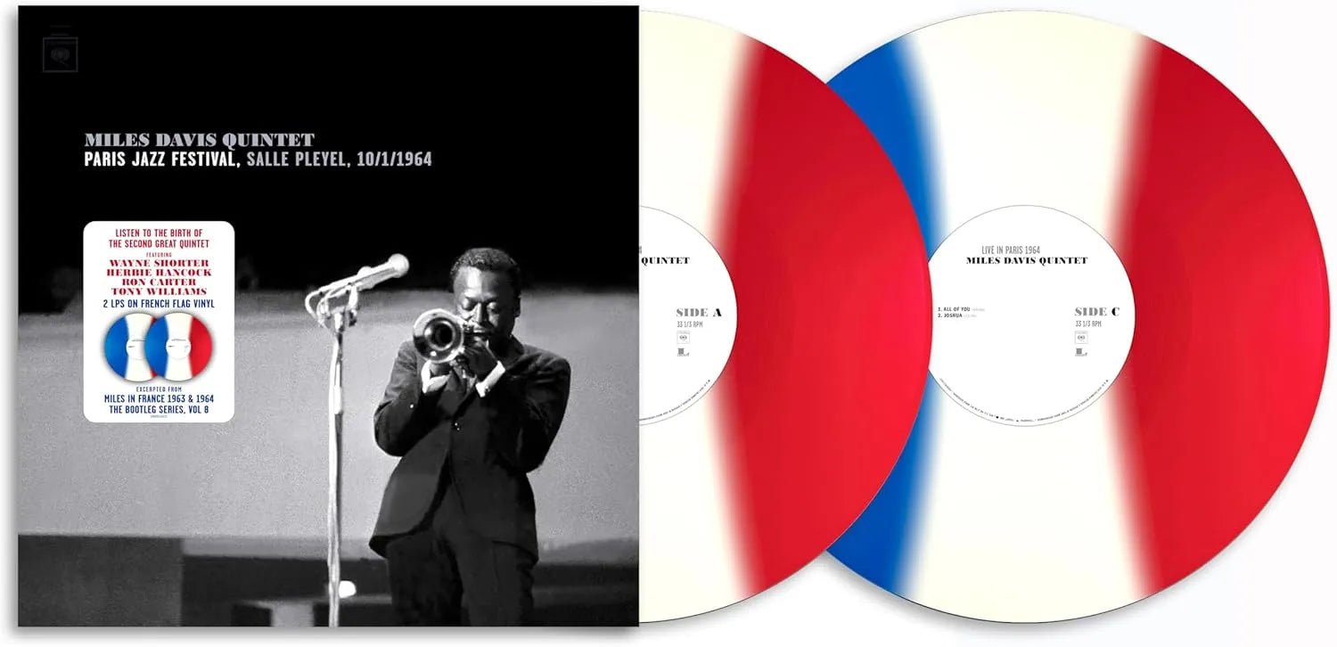Live In Paris 1964 Miles Davis coloured vinyl jazz album design