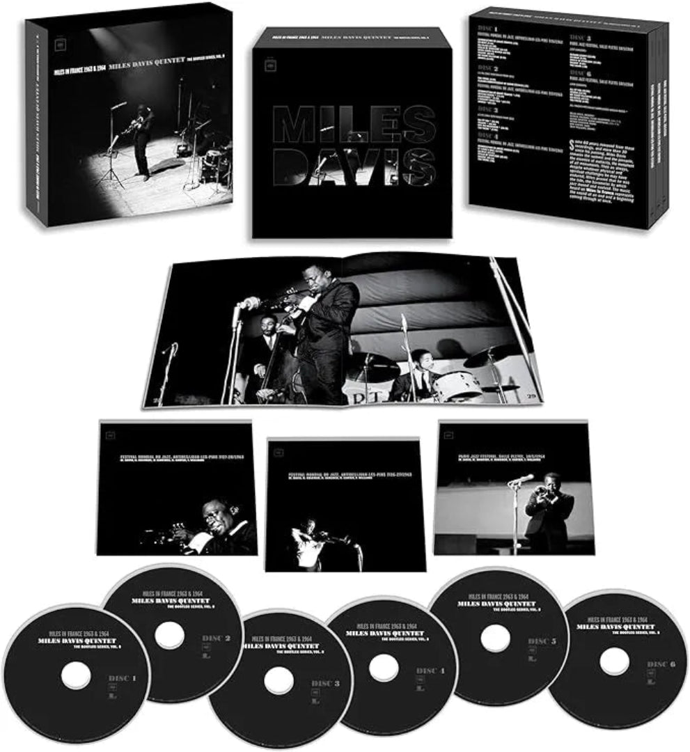 Miles Davis Quintet 6CD live recordings collection design