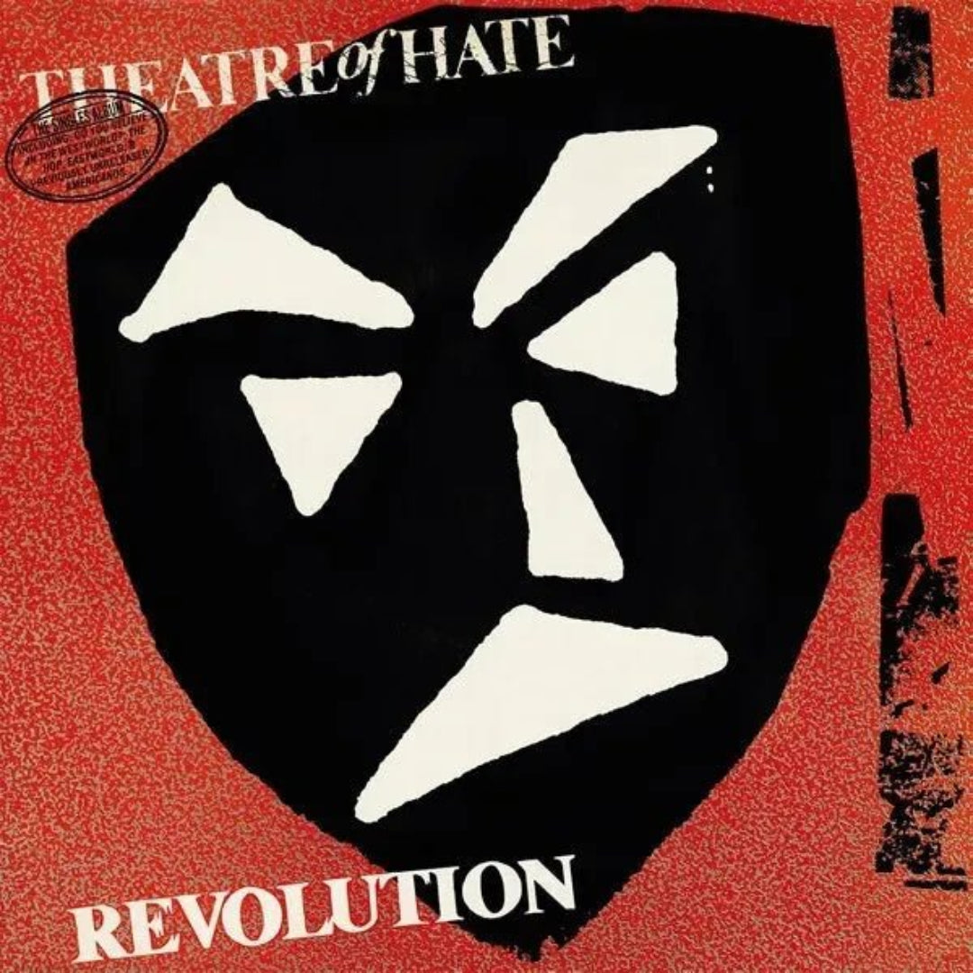 Theatre Of Hate Revolution clear vinyl LP post punk album cover