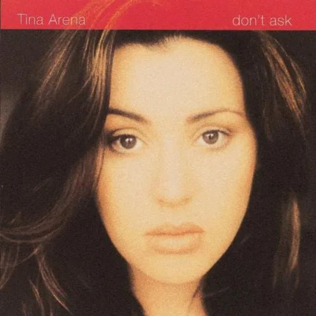 Tina Arena Dont Ask red vinyl LP pop album cover artwork
