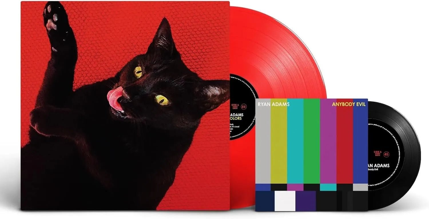 Big Colors LP red vinyl by Ryan Adams pop rock album artwork