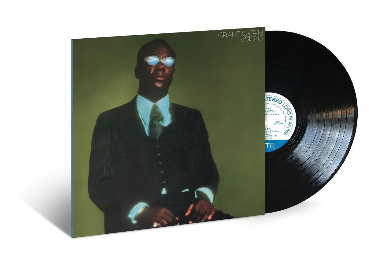 Visions LP by Grant Green classic jazz funk guitar design