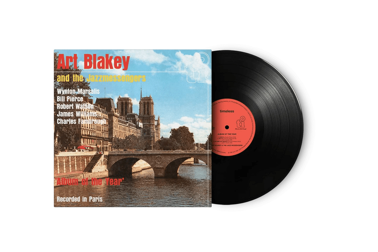 Album of the Year vinyl by Art Blakey featuring Wynton Marsalis and jazz ensemble