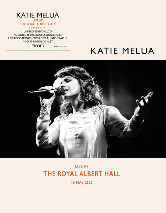 Katie Melua Live at the Royal Albert Hall 2CD concert album artwork