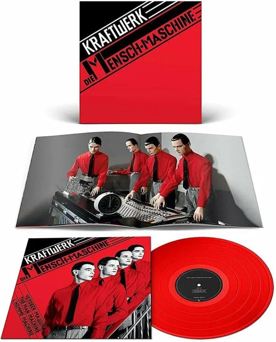 Kraftwerk vinyl LP The Man-Machine unboxed with record and sleeve 

