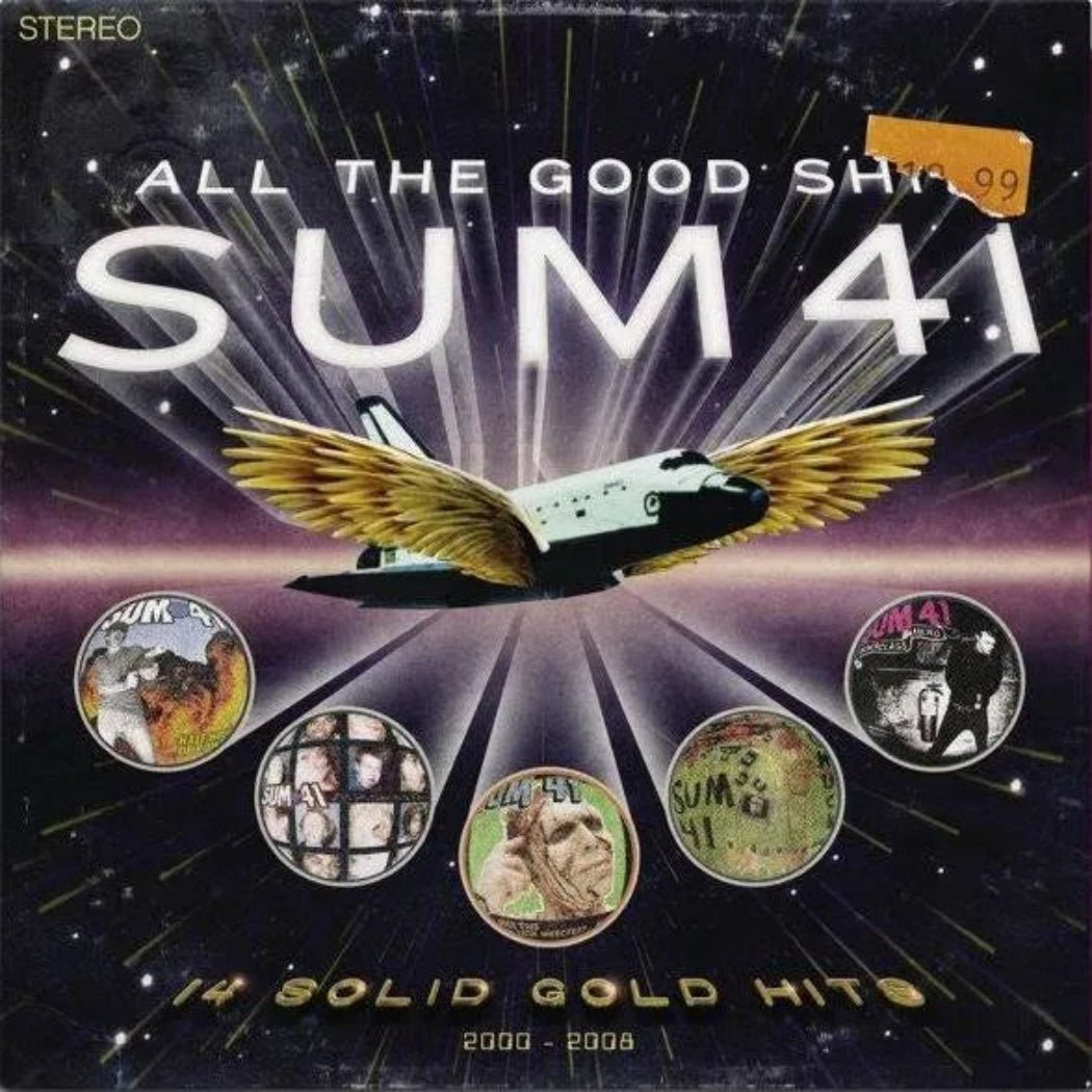 Sum 41 Greatest Hits color vinyl LP with bonus Japanese lithograph packaging