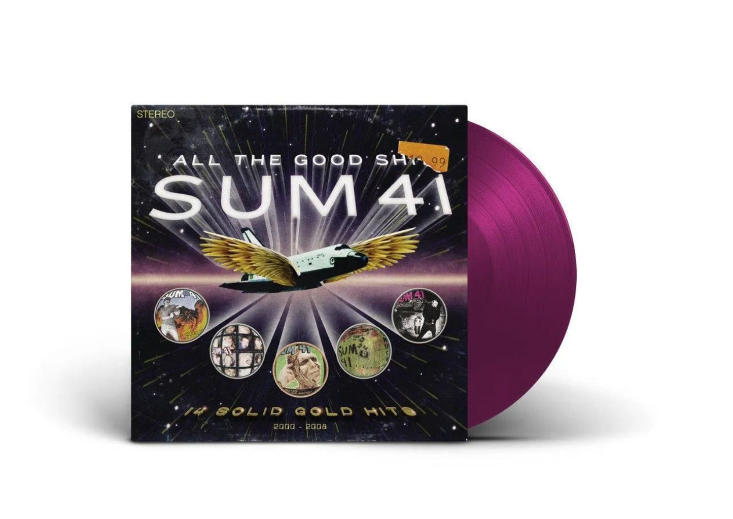Limited edition Sum 41 Greatest Hits vinyl album featuring Japanese art print