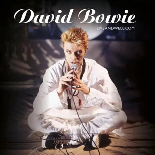 David Bowie Liveandwell.com 2 LP vinyl album featuring iconic live performances and hits