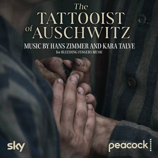 The Tattooist of Auschwitz soundtrack vinyl composed by Hans Zimmer and Kara Talve