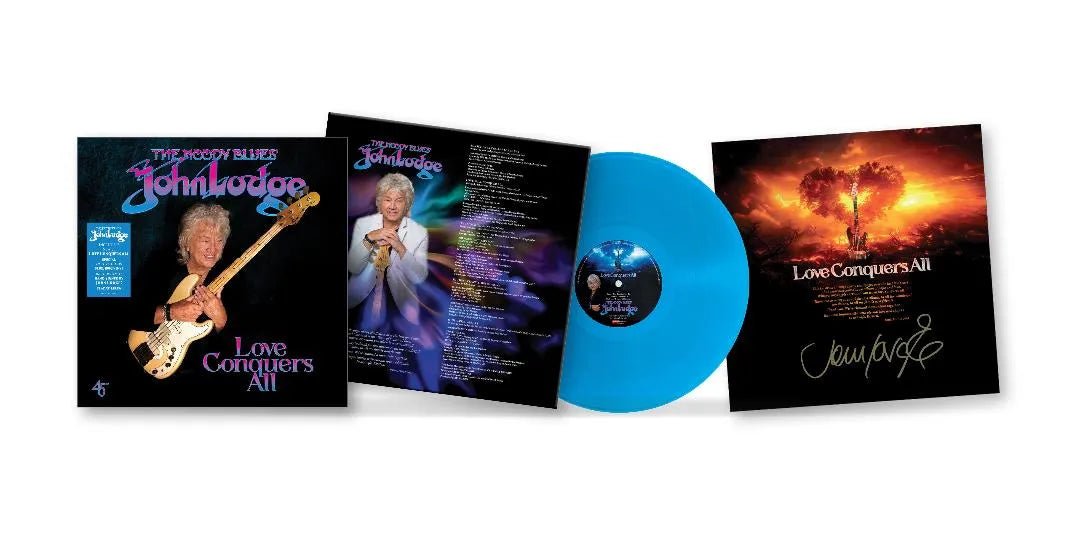 Love Conquers All John Lodge blue vinyl 12 inch single classic rock track