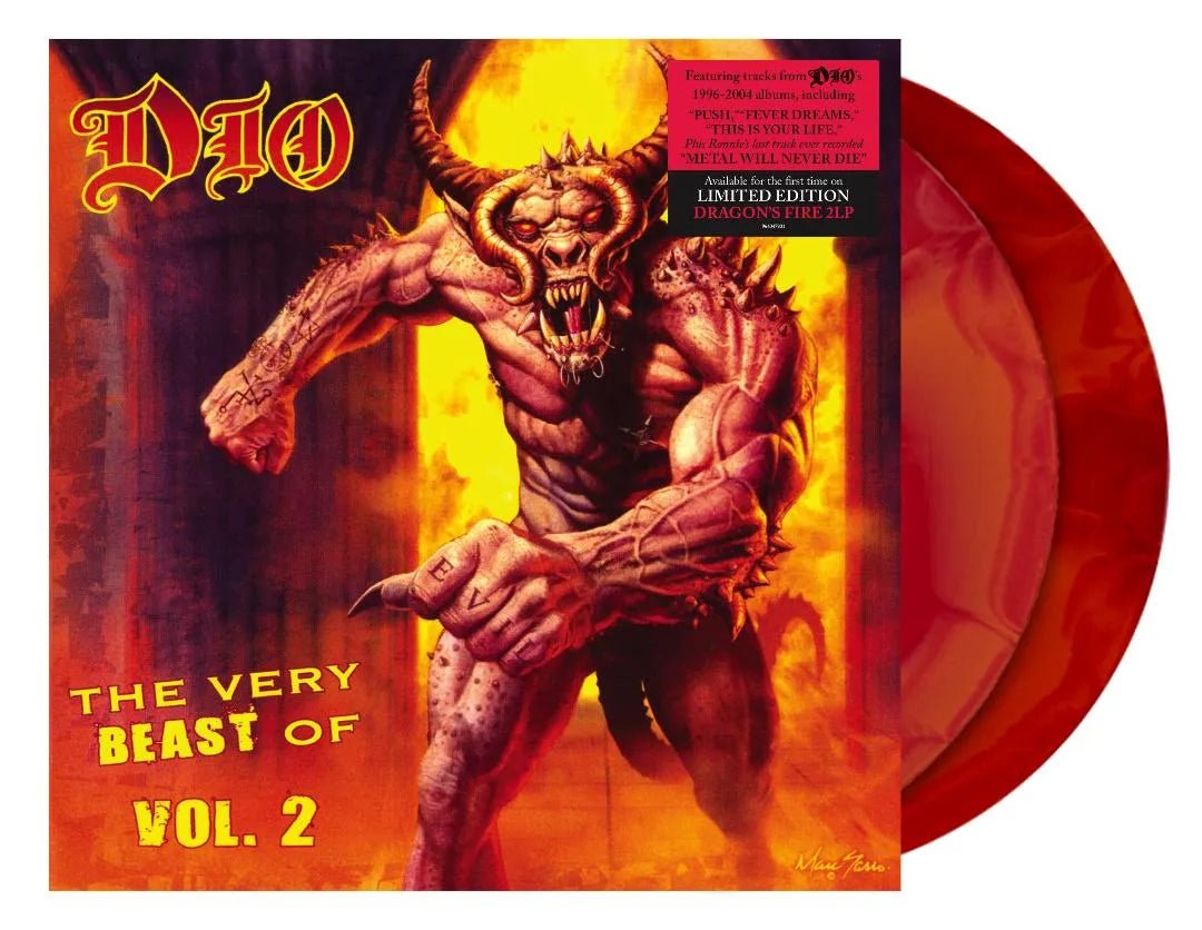 Dio - The Very Beast Of Dio Vol. 2 2 LP Set Dragons Fire Vinyl - 2 - LP - Orchard Records