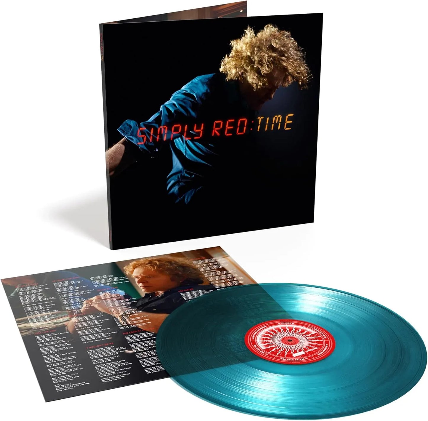 Simply Red - Time LP Turquoise Vinyl - 2 - LP - Orchard Records