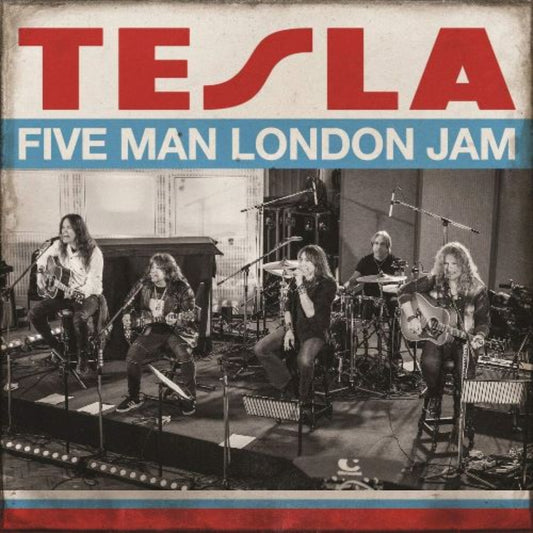 Tesla Five Man London Jam 2LP live acoustic rock album recorded at Abbey Road
