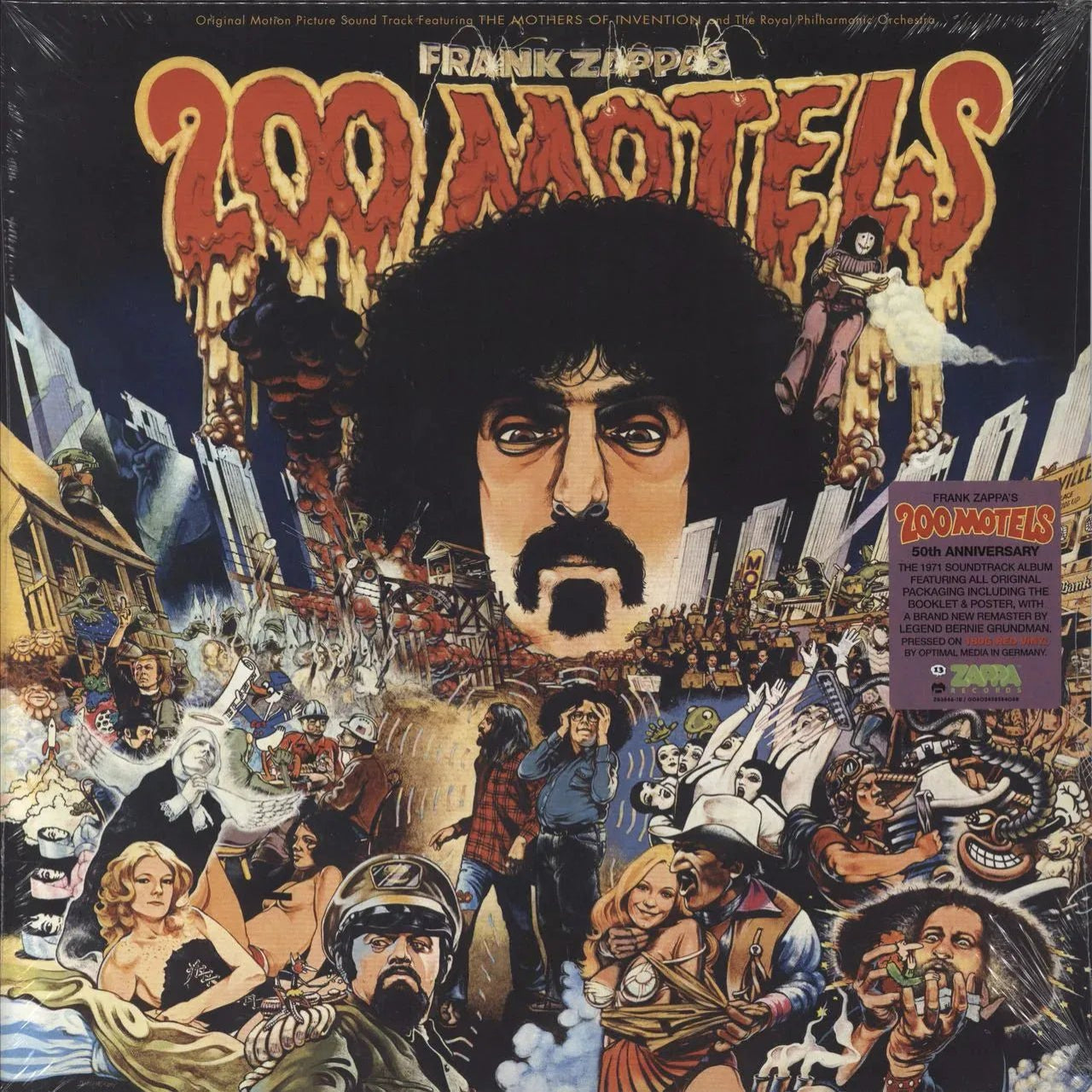 Frank Zappa - 200 Motels 2 LP Set Red Vinyl - 1 - LP - Orchard Records