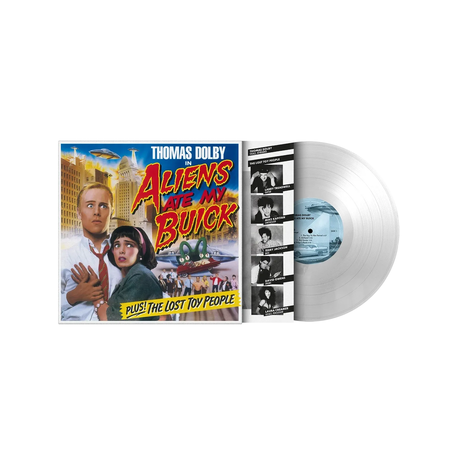 Thomas Dolby - Aliens Ate My Buick LP Clear Vinyl - 2 - LP - Orchard Records
