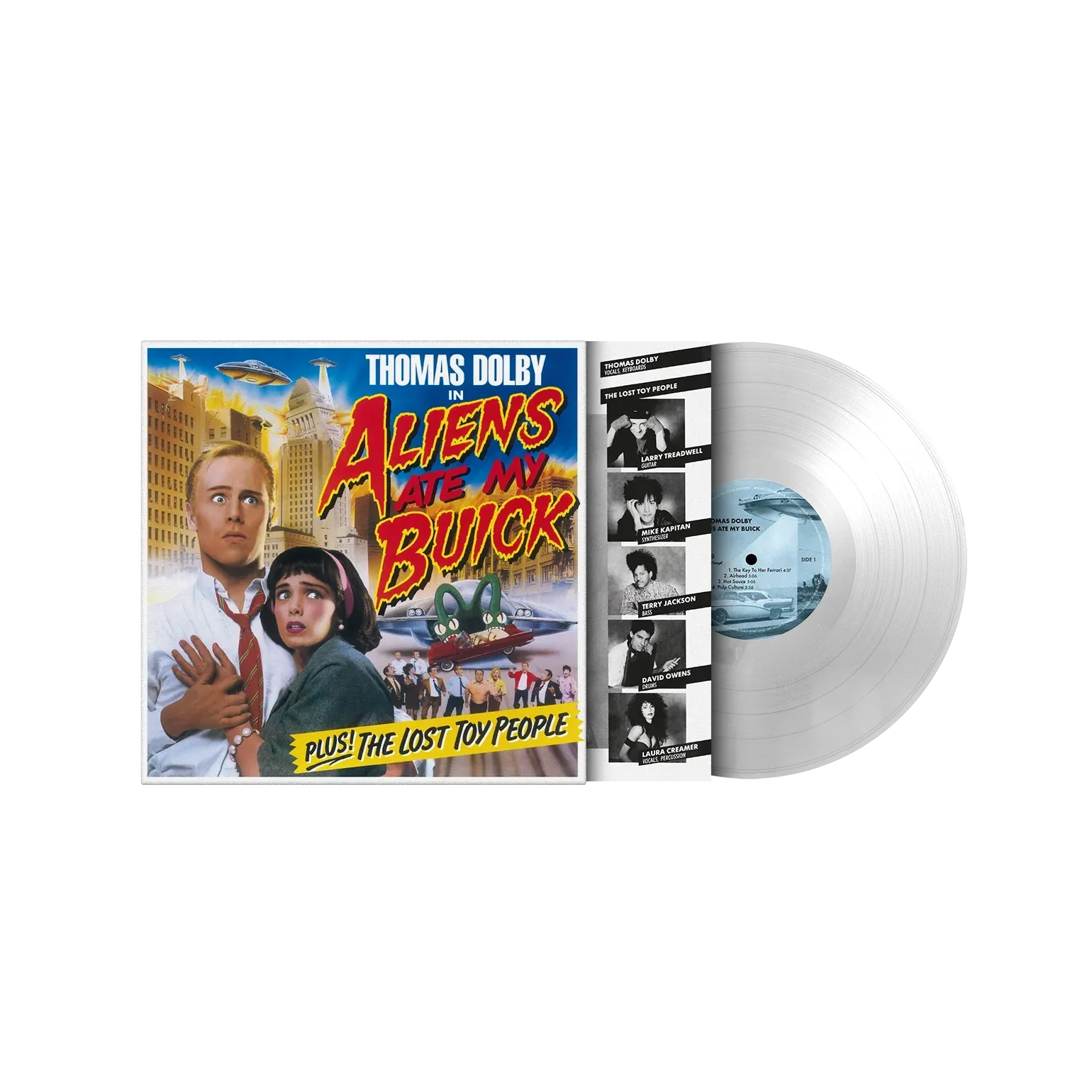 Thomas Dolby - Aliens Ate My Buick LP Clear Vinyl - 2 - LP - Orchard Records