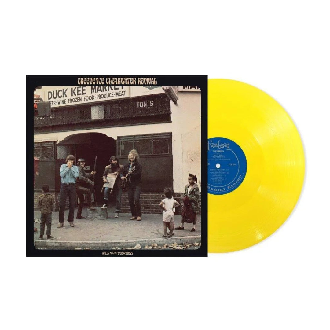 CCR Willy and the Poor Boys canary yellow vinyl LP swamp rock classic release