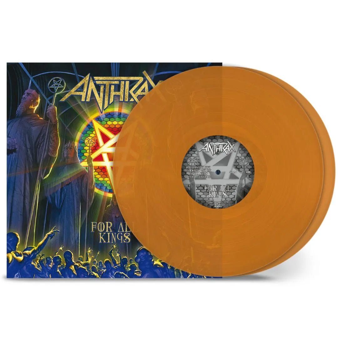 For All Kings by Anthrax on black vinyl with gatefold sleeve