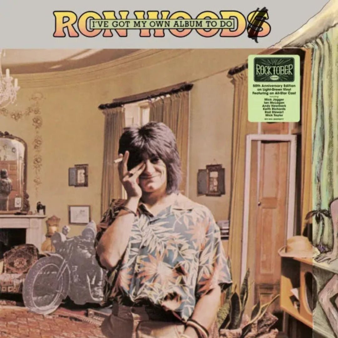 Ron Wood debut solo album 50th anniversary edition cover artwork
