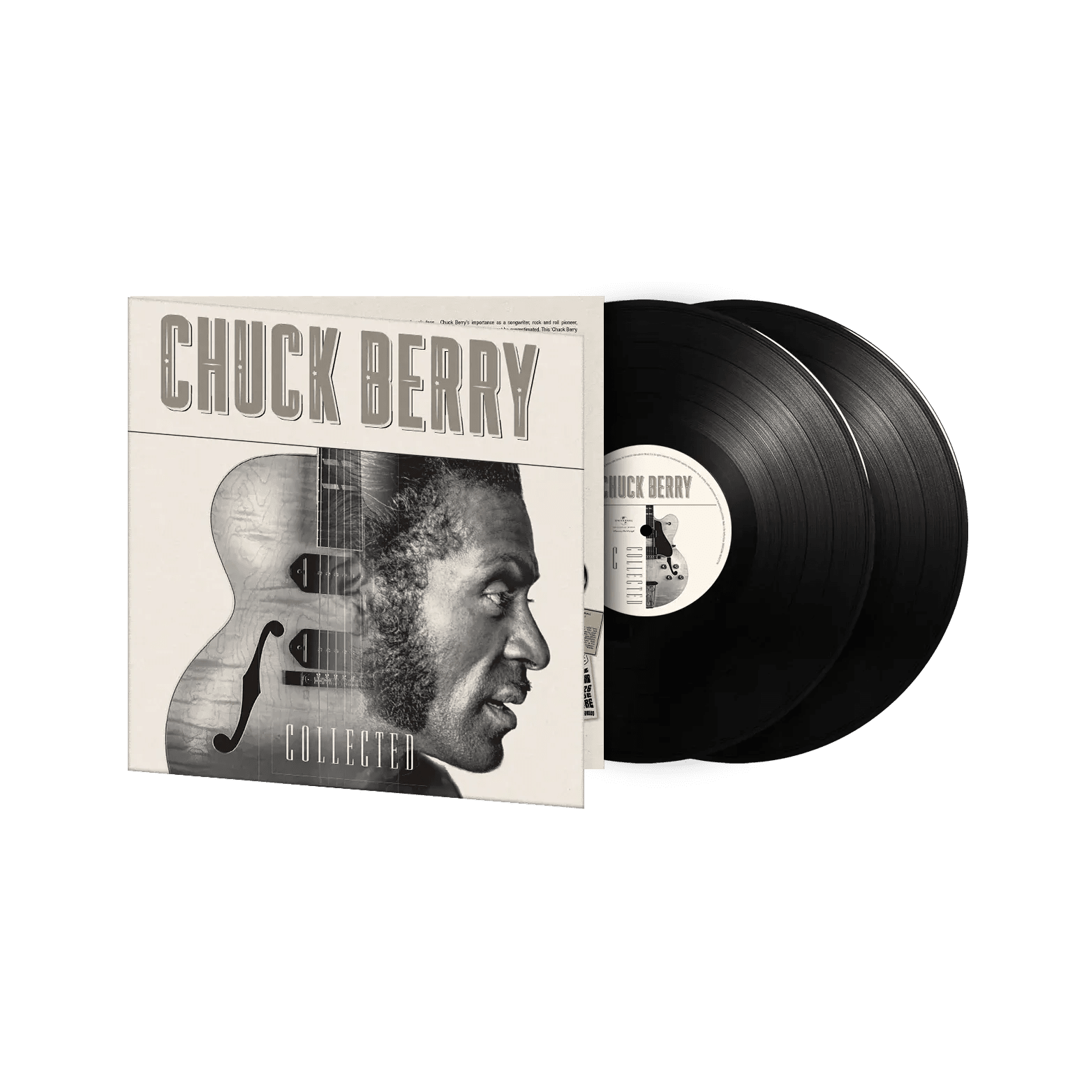 Chuck Berry – Collected iconic songs like Johnny B. Goode on vinyl album