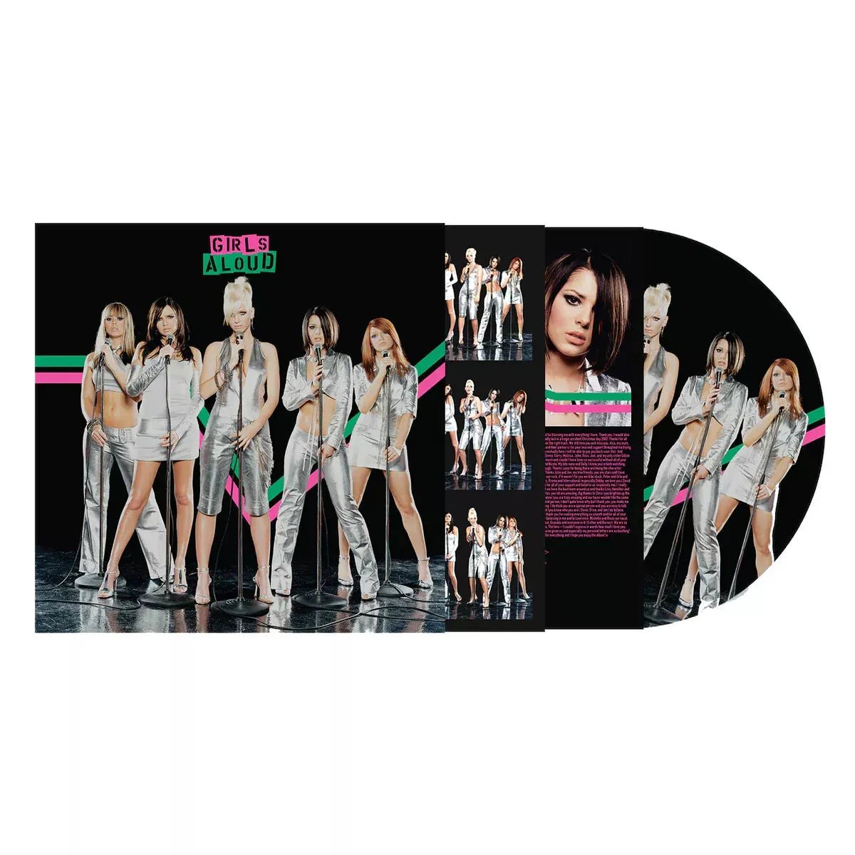 Girls Aloud Sound Of The Underground LP picture disc vinyl album artwork
