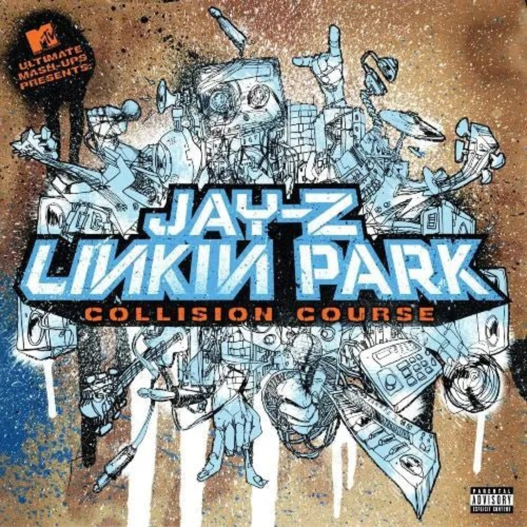 Jay Z Linkin Park Collision Course LP vinyl mashup album cover artwork
