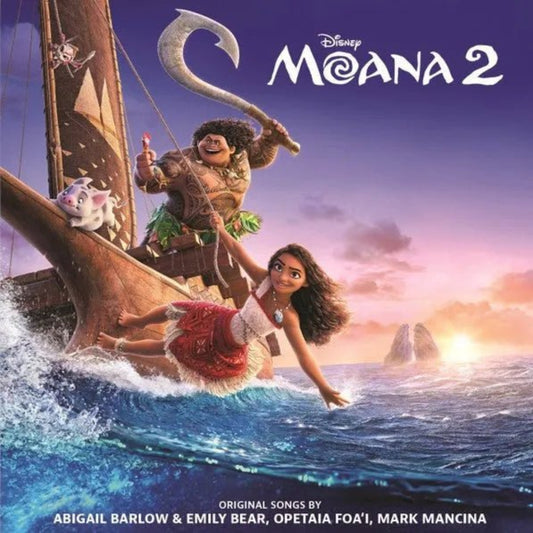 Moana 2 soundtrack CD jewel case Disney album cover ocean adventure music
