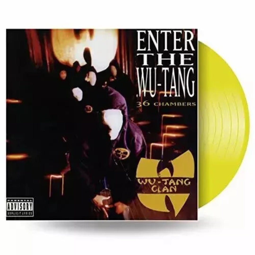 Wu-Tang Clan Enter The Wu-Tang (36 Chambers) Yellow Vinyl LP featuring classic hip hop tracks.