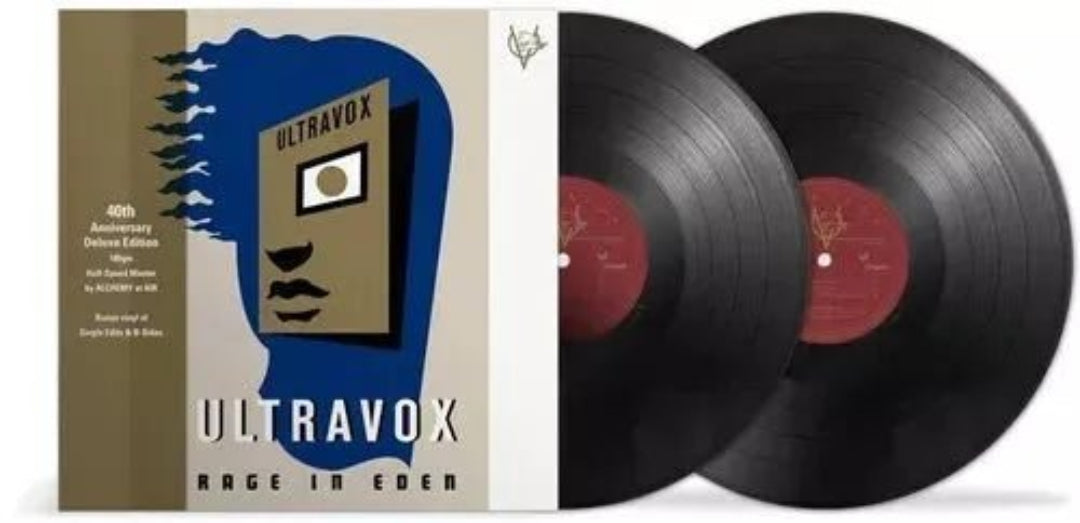 Ultravox 2LP half speed mastered synth pop album artwork