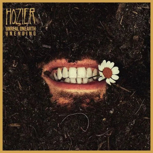 Cover of Hozier’s Unreal Unearth Unending Deluxe vinyl featuring 26 tracks.