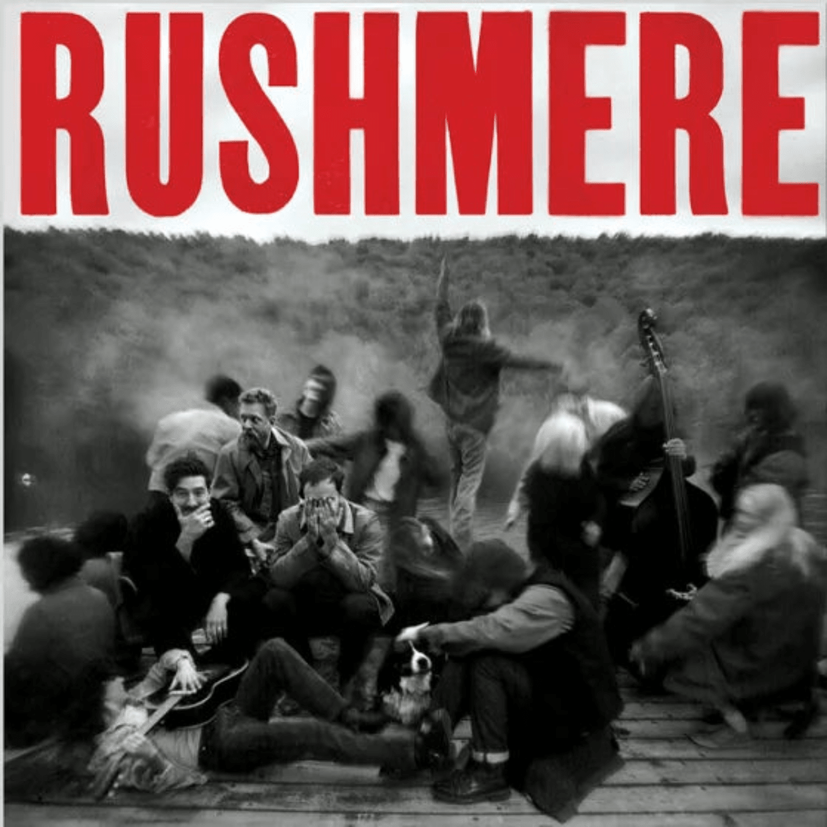 Mumford & Sons Rushmere album cover with minimalist artwork design