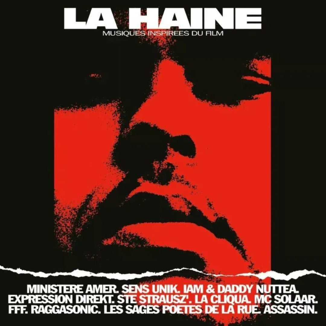 La Haine soundtrack 2 LP set French film hip hop and electronic music vinyl.