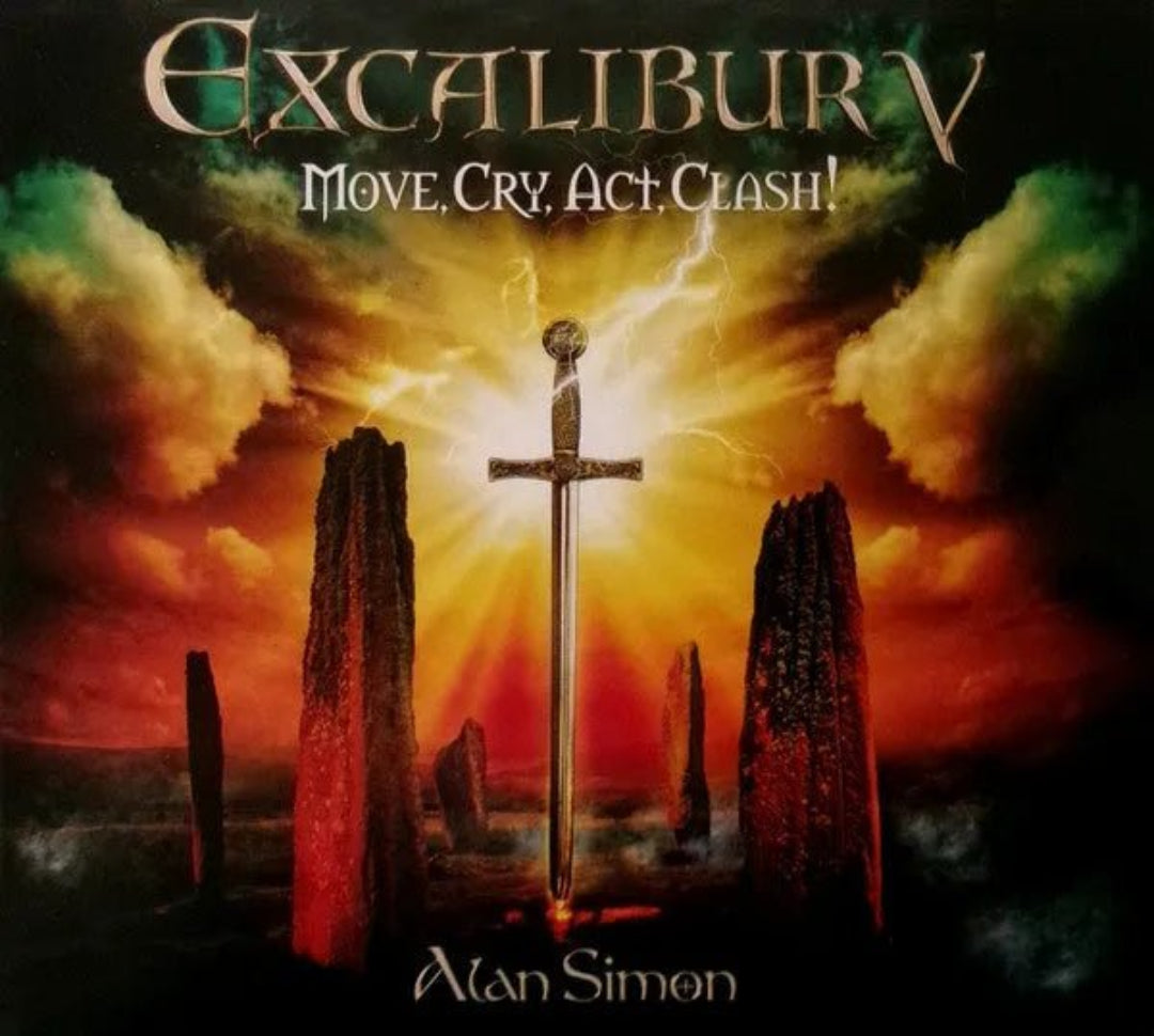 Alan Simon Excalibur V CD symphonic rock concept album Celtic influences release.