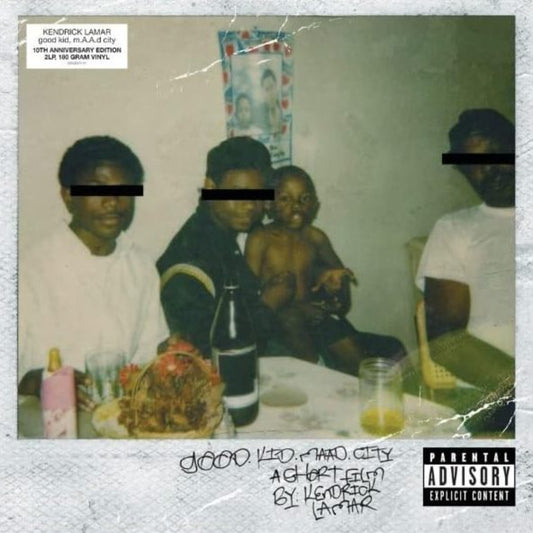 Kendrick Lamar Good Kid mAAd City 10th Anniversary 2 LP hip hop release vinyl.