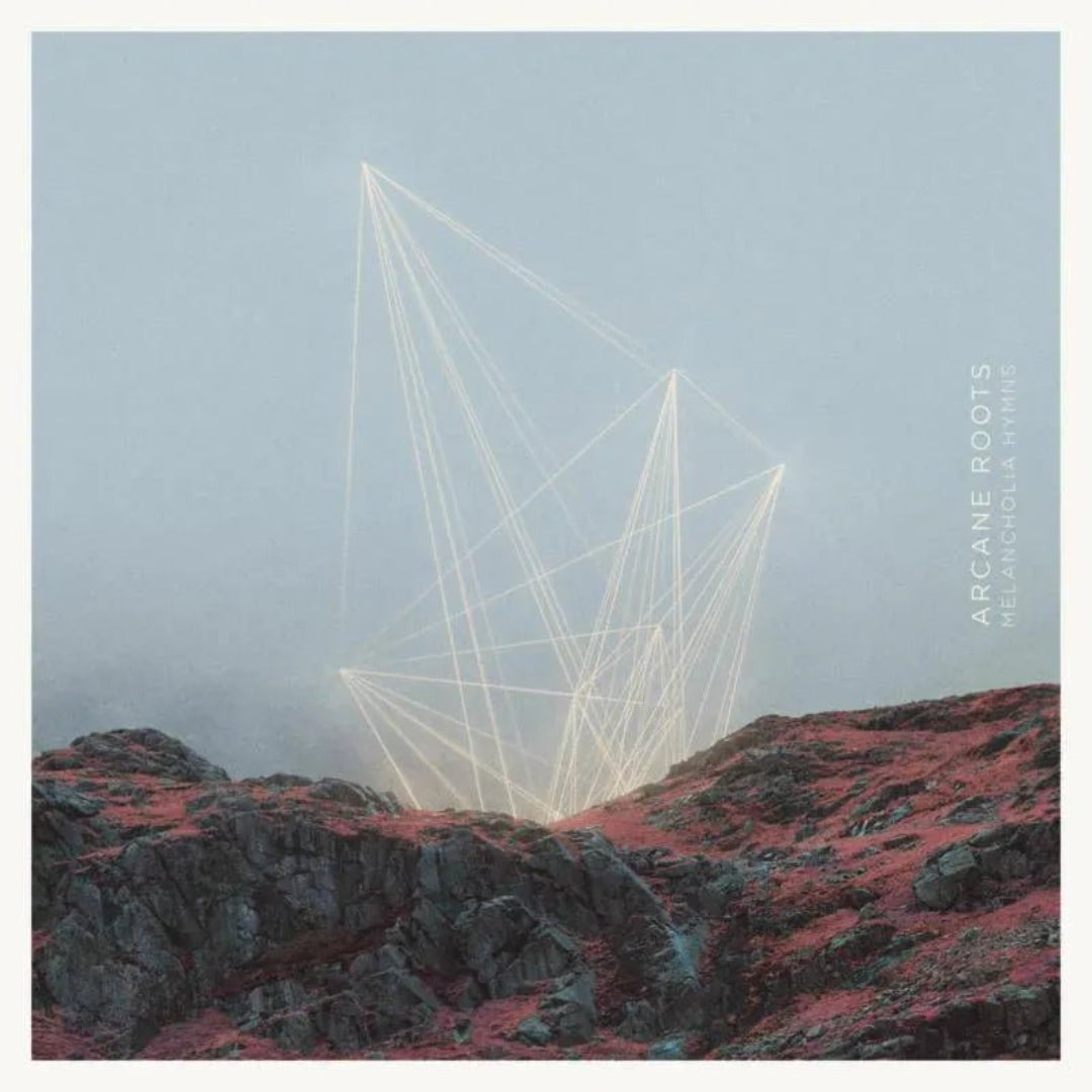 Arcane Roots Melancholia Hymns CD front cover with atmospheric album artwork.