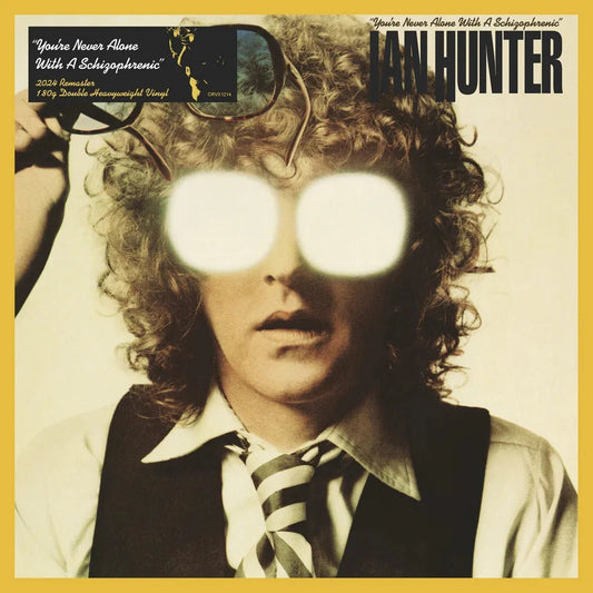 Ian Hunter You're Never Alone With A Schizophrenic 2 LP Set front cover with green vinyl.