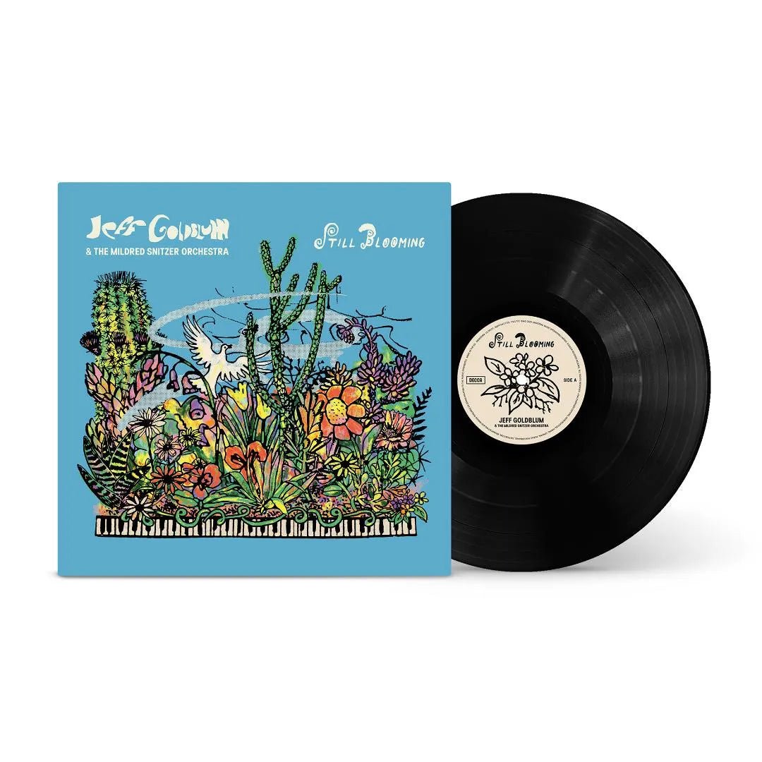 LP inner sleeve featuring musician credits, track listings, and orchestra photos.