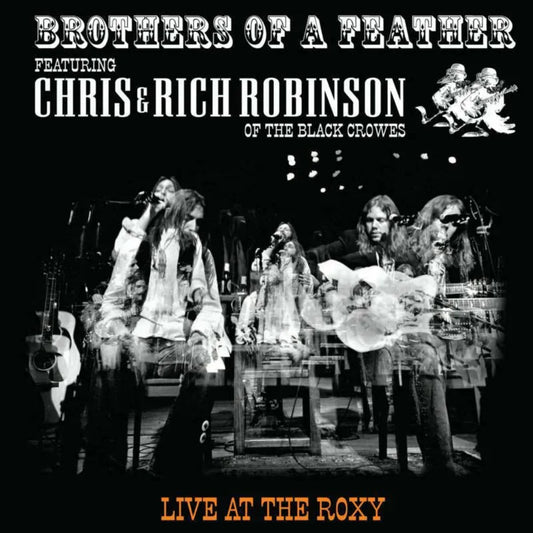 Brothers Of A Feather Live At The Roxy CD front cover with duo photo and album title.