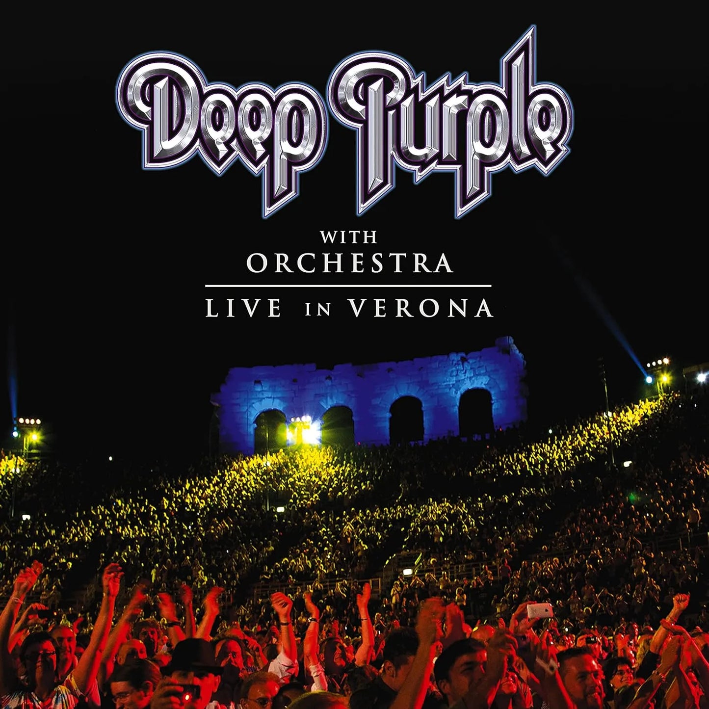 Deep Purple Live In Verona 2 CD Set front cover with iconic band artwork and title.