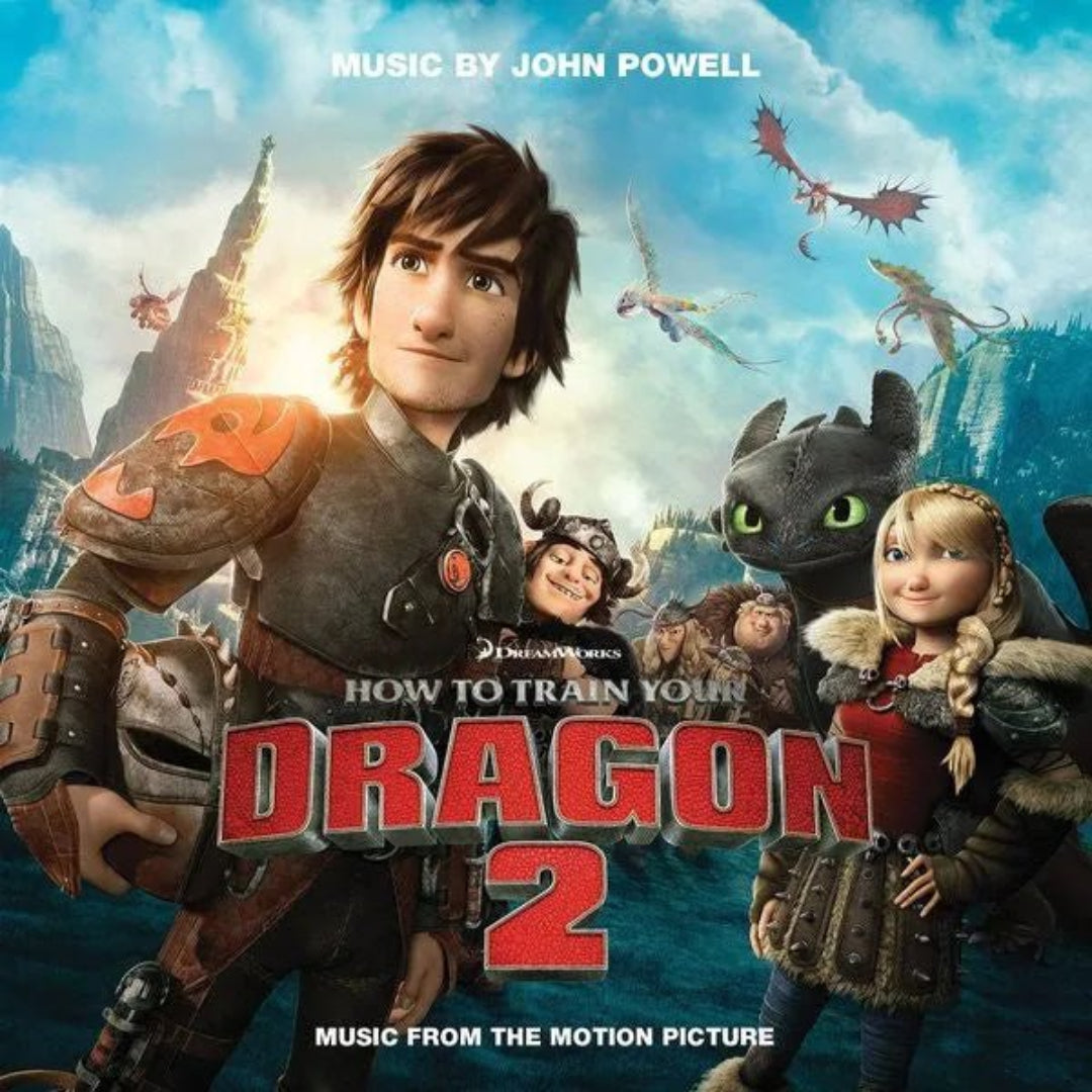 John Powell How To Train Your Dragon 2 CD soundtrack album cover image