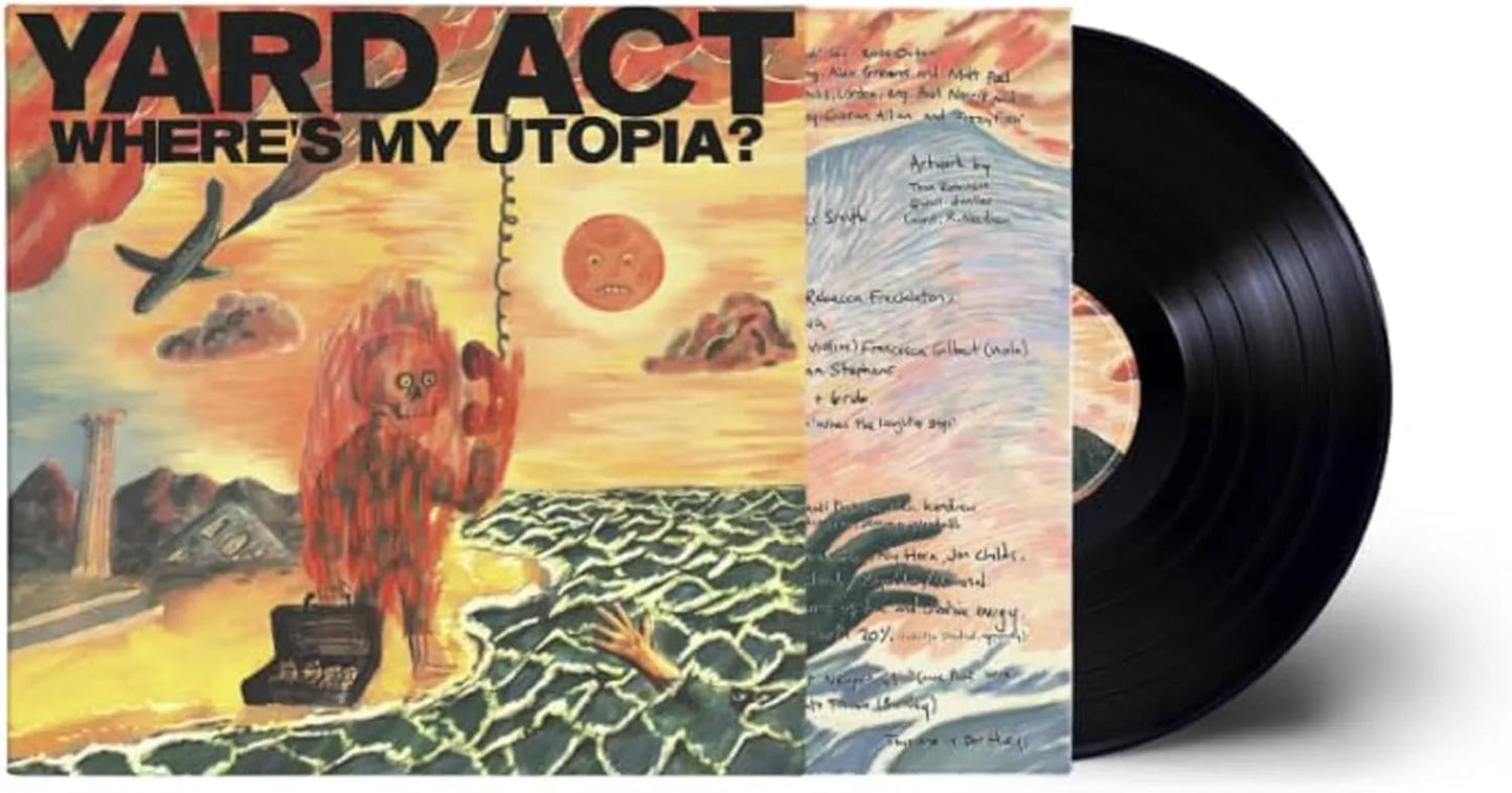 Vinyl edition of Yard Act Where’s My Utopia post-punk follow-up to The Overload