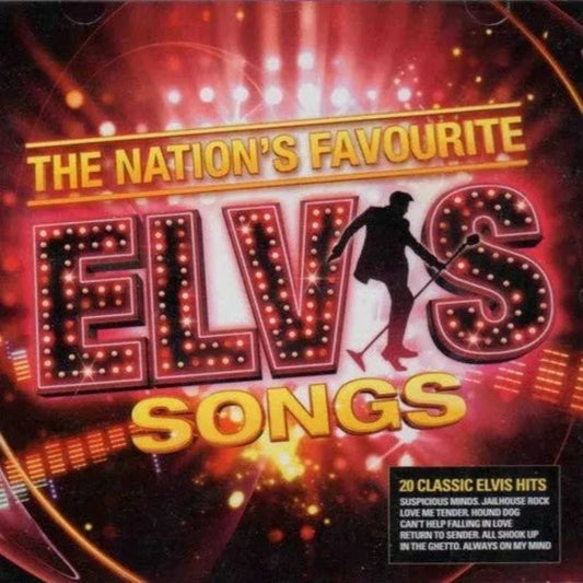The Nation's Favourite Elvis Songs CD Elvis Presley iconic songs cover image