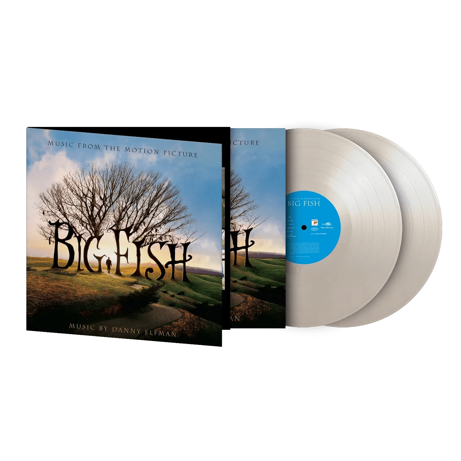 Limited white vinyl release of Tim Burton’s Big Fish soundtrack with classic hits and original score