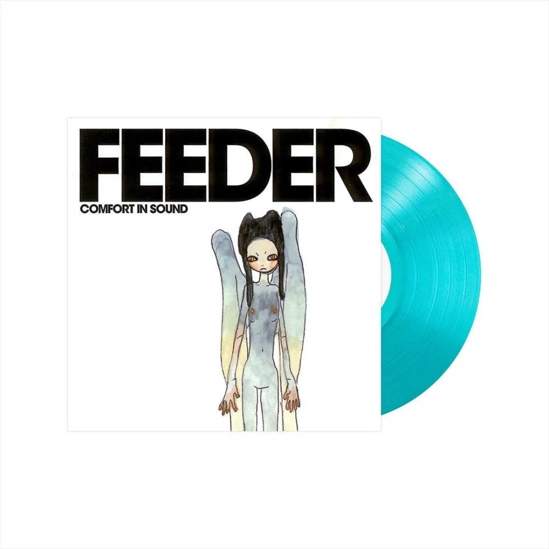 Feeder Comfort in Sound expanded vinyl reissue Transparent Blue Curacao rare edition
