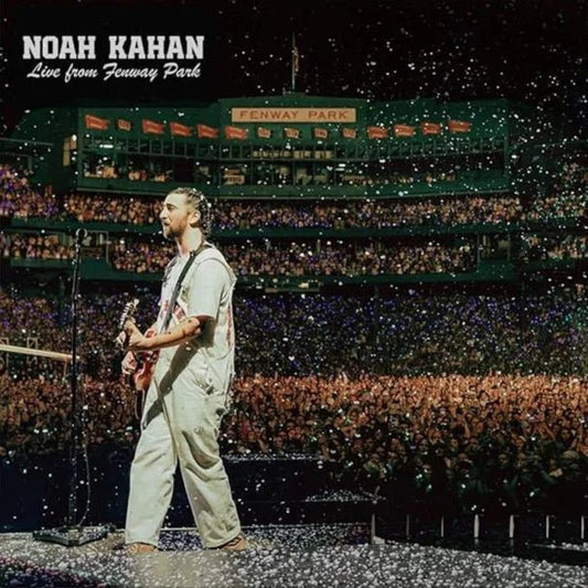 Noah Kahan Live at Fenway Park 2 LP red and blue vinyl album cover artwork