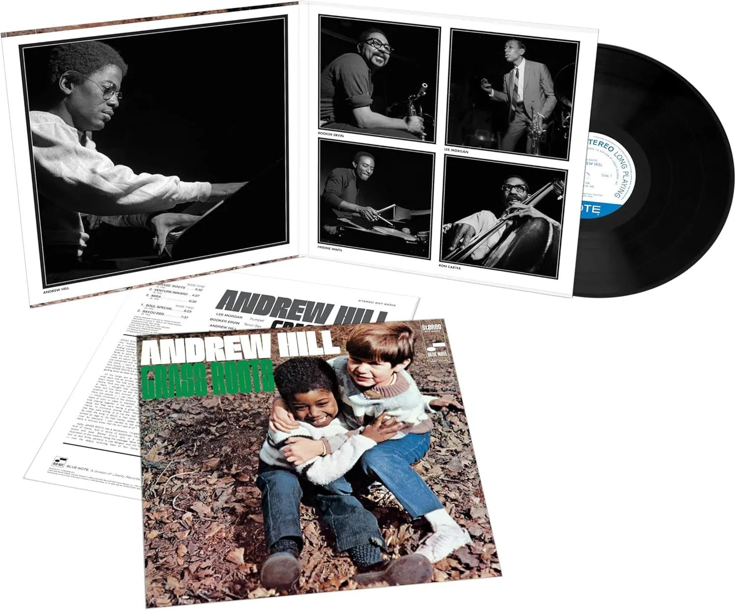 Jazz piano masterpiece Grass Roots by Andrew Hill with Ron Carter and Freddie Waits.